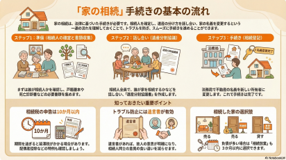 家を相続するときに知っておきたい基礎知識と手続きの流れ【初心者向け完全ガイド】